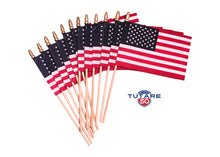 Load image into Gallery viewer, 4 x 6 inch. Stick Flags with SpearTop ( Pack of 12)
