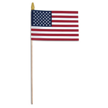 Load image into Gallery viewer, 8 x 12 inch. Handheld Stick Flags with SpearTop. (Pack of 144)
