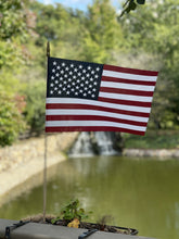 Load image into Gallery viewer, American Flags - 8 x 12 inch. Handheld Stick Flags with SpearTop  (Pack of 12)
